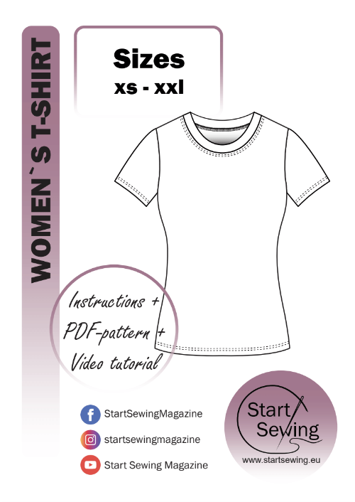 Women's t-shirt PDF Pattern